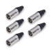 3 Pole XLR Male Connector
